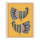 Striped Bird Pair II (Print Only) thumbnail