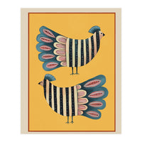 Striped Bird Pair II (Print Only)