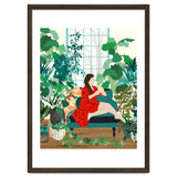 Introspection, Urban Jungle Bohemian Decor Plants, Self Care Plant Lady, Self Love Retrospection Analyse Positivity Mindset Fashion thumbnail