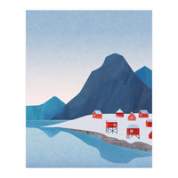 Red Houses, Lofoten (Print Only)