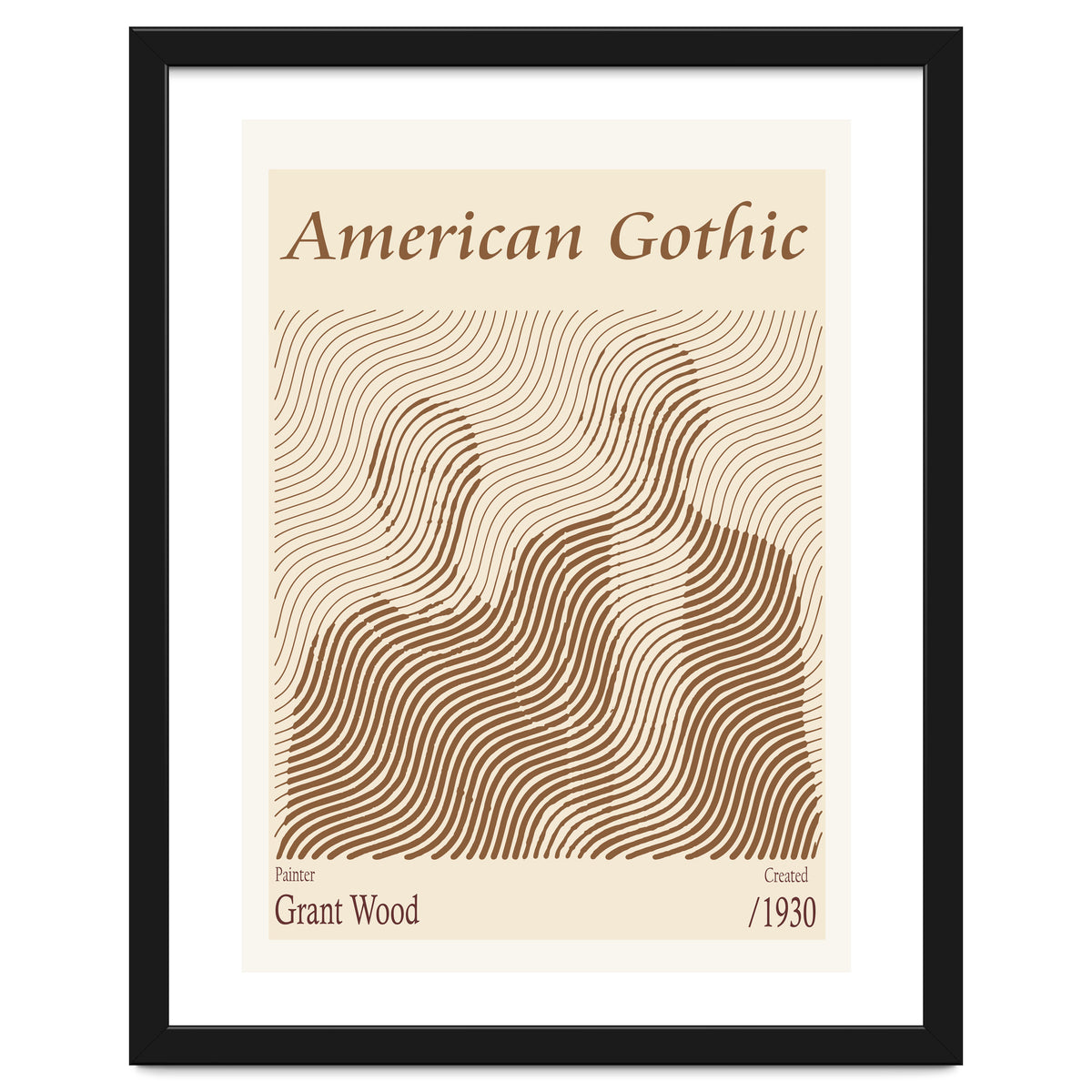 American Gothic – Grant Wood (1930)