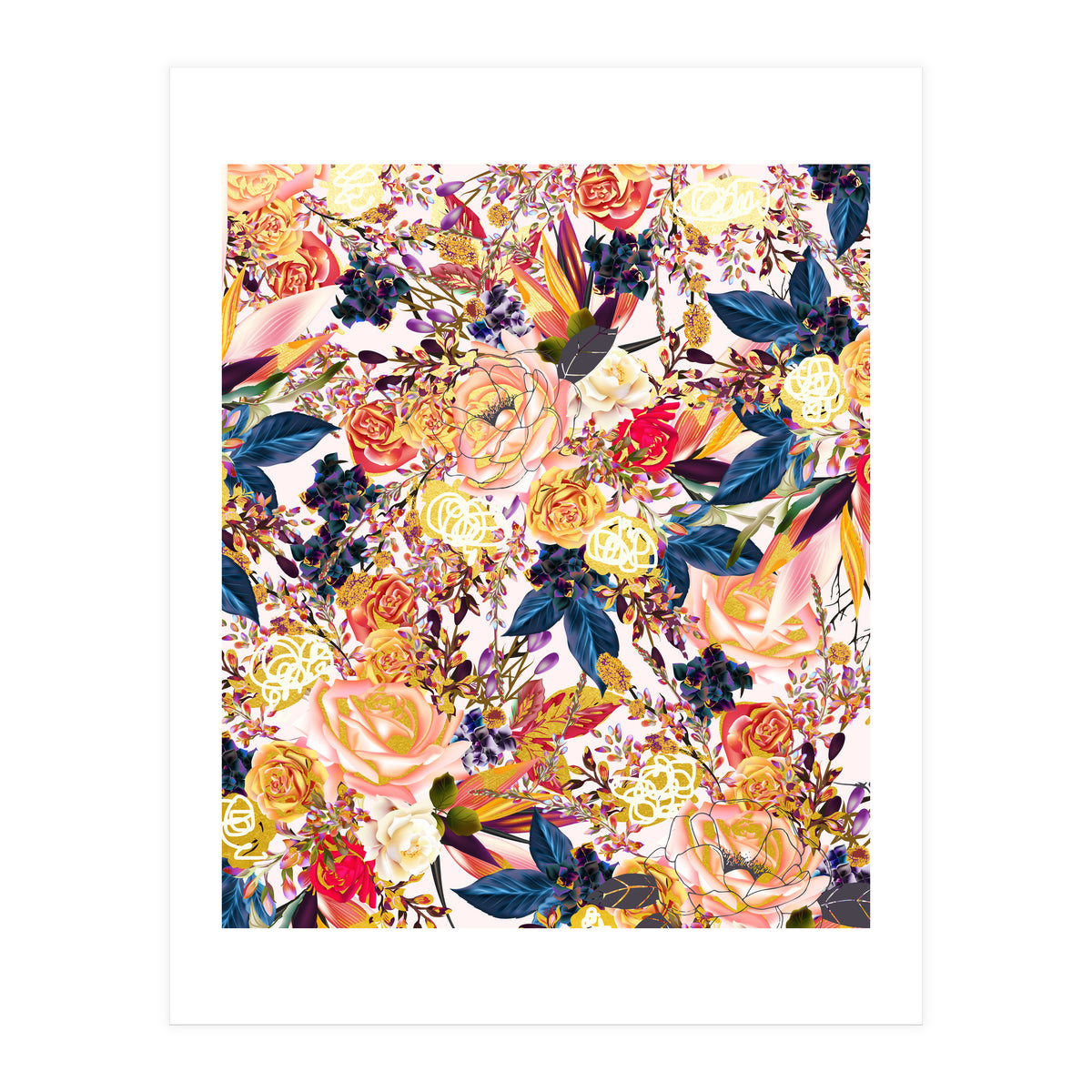 Rustic Floral #society6 #decor #buyart  (Print Only)