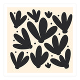 Abstract Monochrome Flowers 1 (Print Only) thumbnail