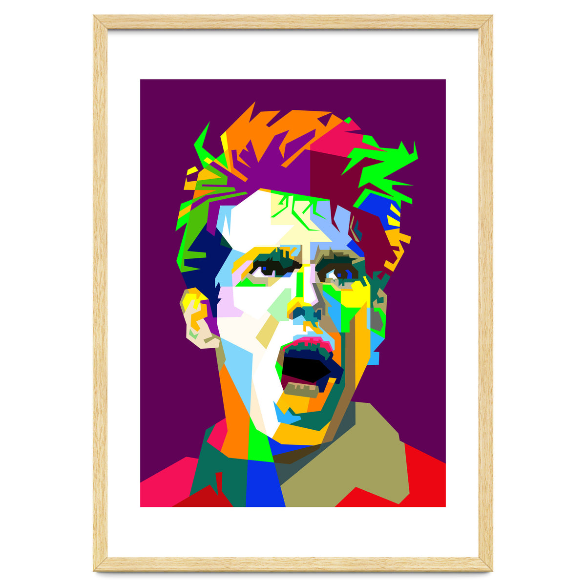 Ricardo Kaka Brazilian Football Pop Art WPAP
