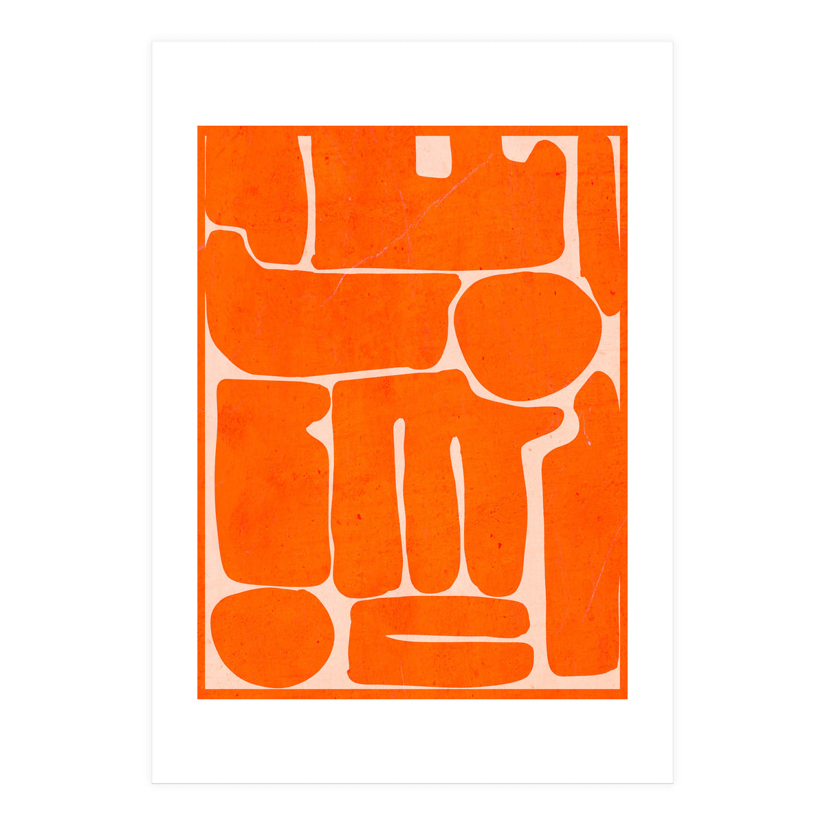 Modern Abstract Minimal Shapes 162  (Print Only)