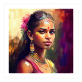 Golden Garland Sinhalese Portrait (Print Only) thumbnail