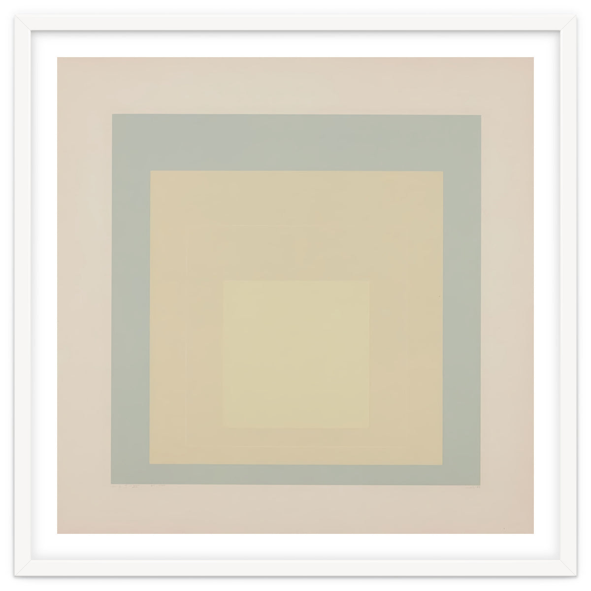 JOSEF ALBERS - HOMAGE TO THE SQUARE