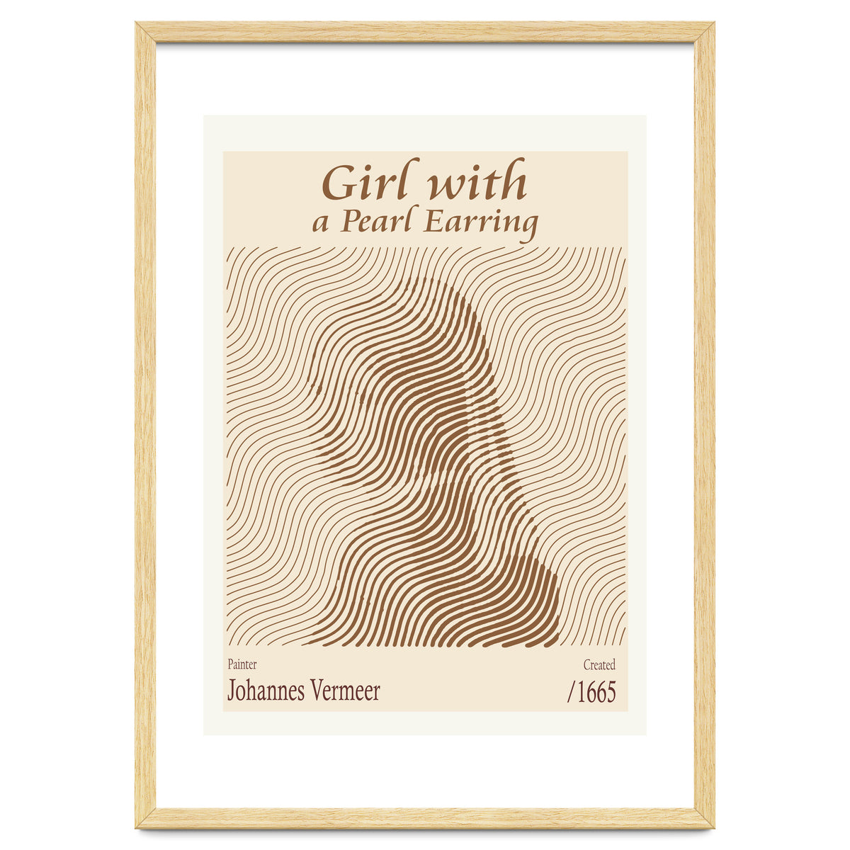 Girl With A Pearl Earring Johannes Vermeer (1665)