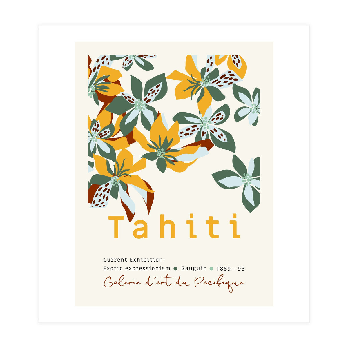 Exotic expressionism Gauguin Tahiti (Print Only)