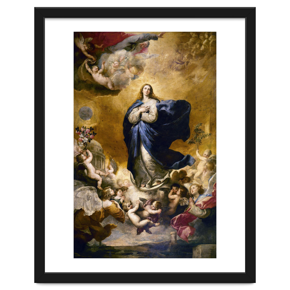 Immaculate Conception. Painted in Naples in 1635. Salamanca, Las Agostinas Church. JUSEPE DE RIBERA.