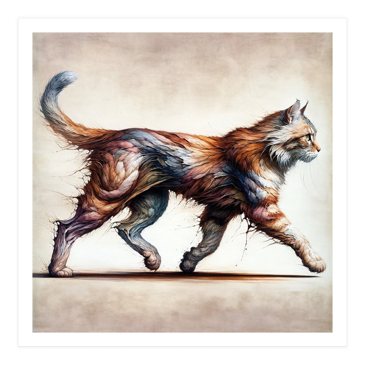 Powerful Cat (Print Only)