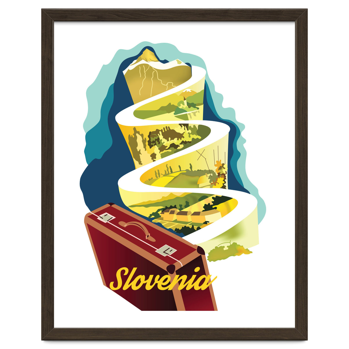 Slovenia, Mountain Road