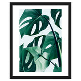 Monstera Tropical Photography Digital Art, Minimal Nature Jungle Botanical Leaves thumbnail