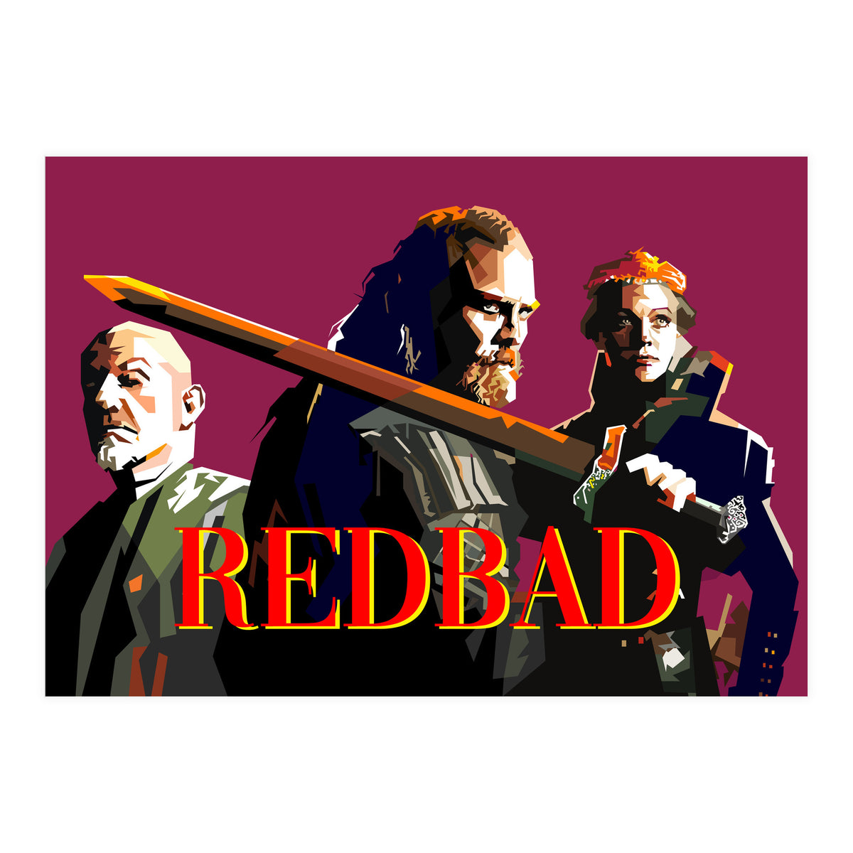 Redbad Sword Knight Movies Trending Now Landscape (Print Only)