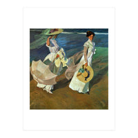 Joaquín Sorolla / 'Walk on the Beach', 1909, Oil on canvas, 205 x 200 cm. (Print Only)