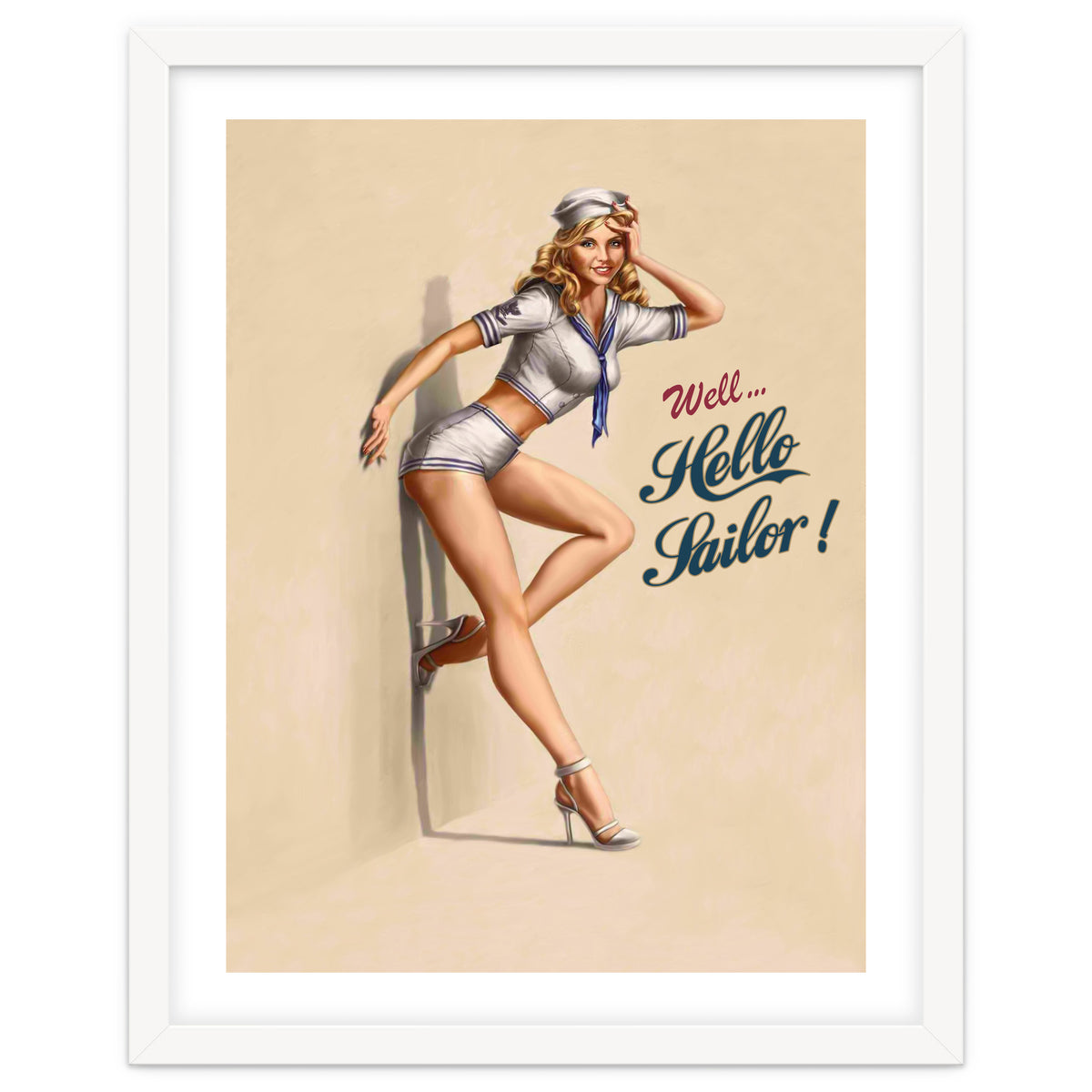 Hallo Sailor Pinup Girl