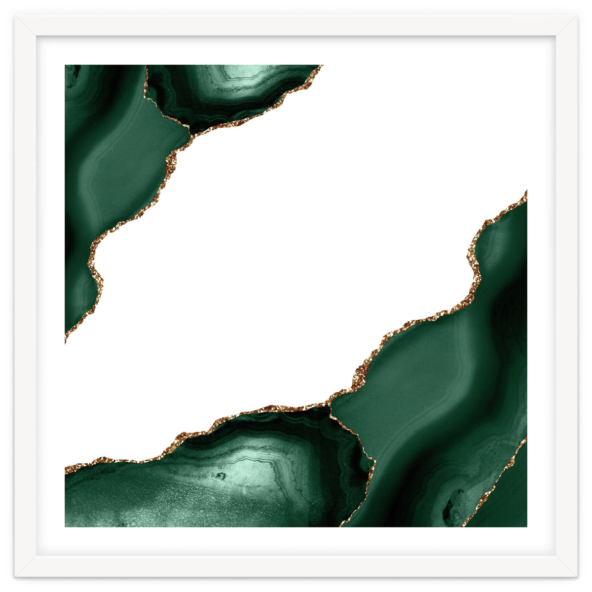 Emerald & Gold Agate Texture 16