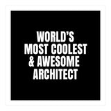 World's most coolest and awesome architect (Print Only) thumbnail