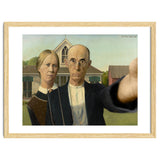 American Gothic - Grant Wood - Selfie thumbnail