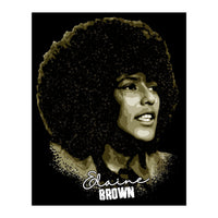 Vintage Elaine Brown American Prison Activist (Print Only)