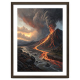 Dramatic Volcanic Eruption Landscape Art thumbnail
