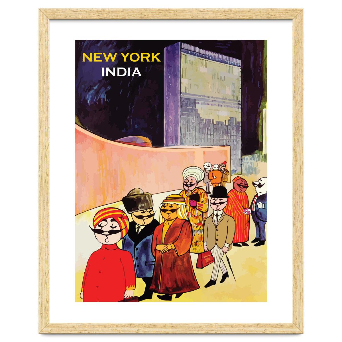 New York - India
