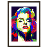 Marilyn Monroe Hollywood Icon Pop Art WPAP thumbnail