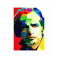 Marlon Brando Pop Art WPAP (Print Only)