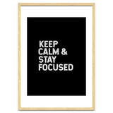 keep calm and stay focused thumbnail