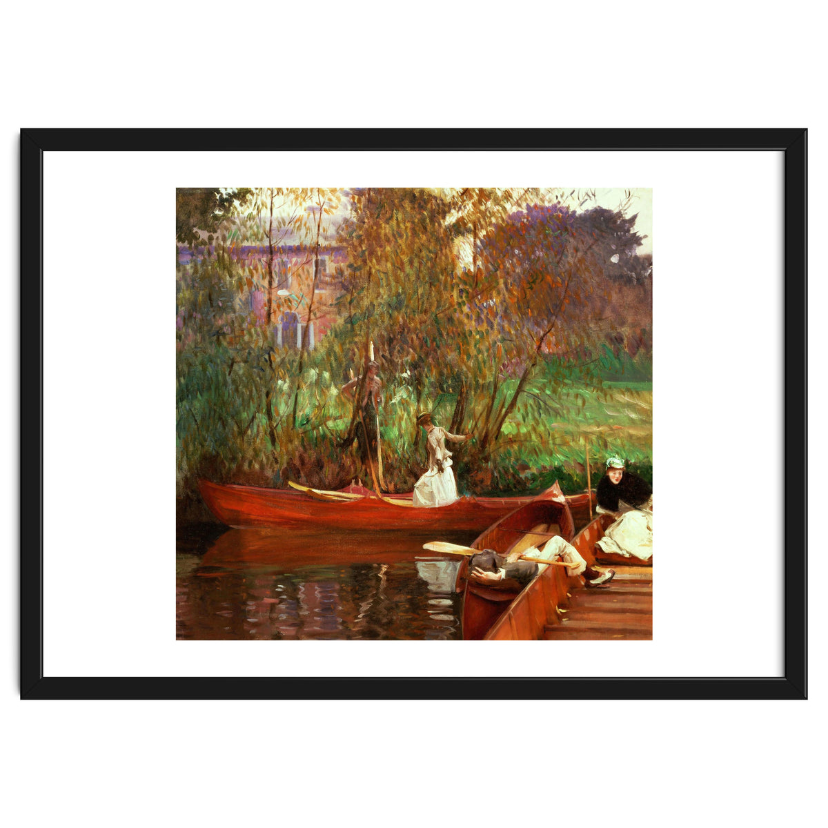 John Singer Sargent / 'The Boating Party', 1889, Oil on canvas, 88 x 92 cm.