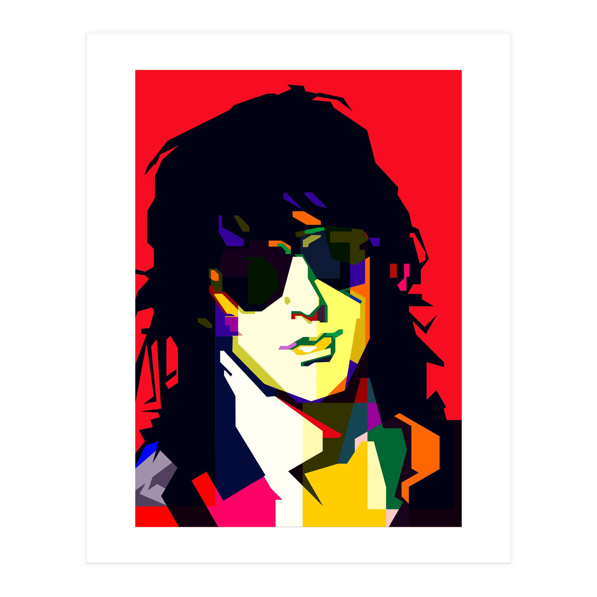 Izzy Stradlin Guitarist Pop Art WPAP (Print Only)