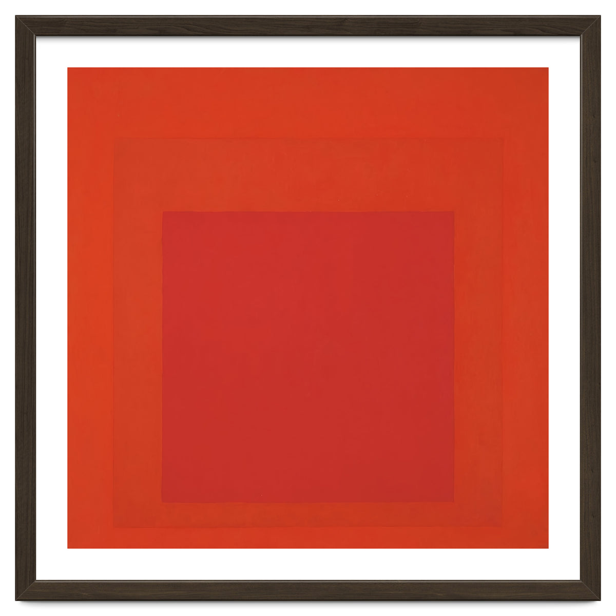 JOSEF ALBERS - HOMAGE TO THE SQUARE RED