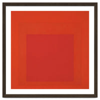 JOSEF ALBERS - HOMAGE TO THE SQUARE RED