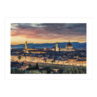 Florence At Sunset (Print Only)