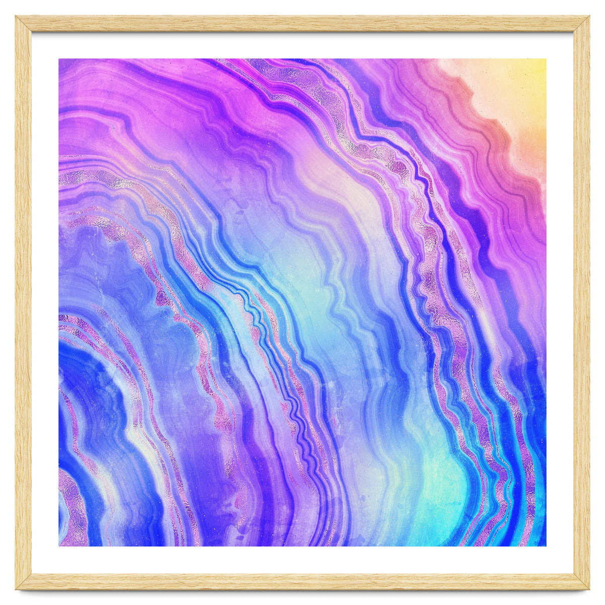 Neon Agate Texture 07