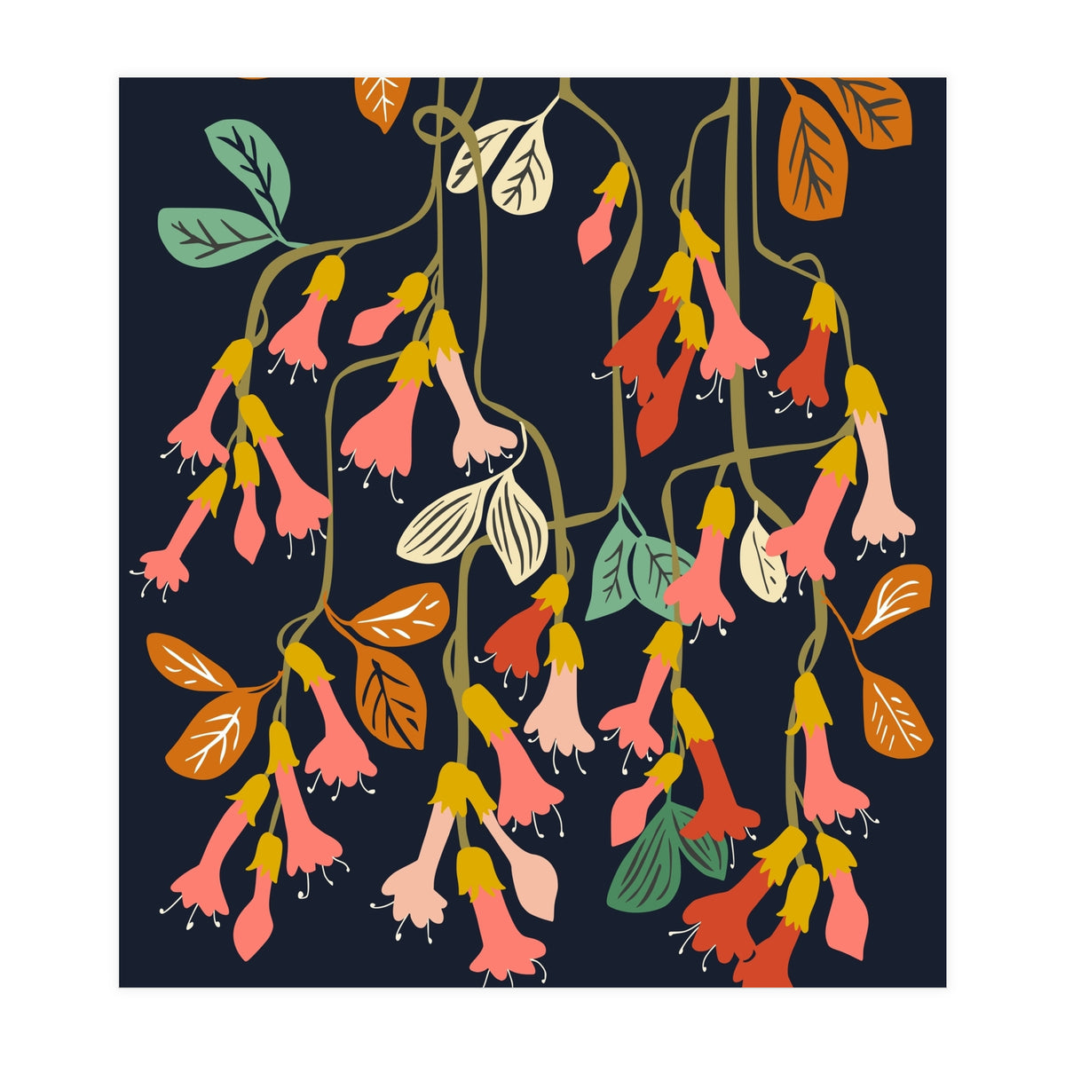 Fuchsia Flower affection (Print Only)