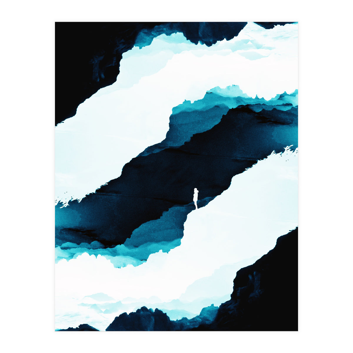 Teal Isolation (Print Only)