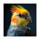 Cockatiel Parrot Bird Head (Print Only) thumbnail