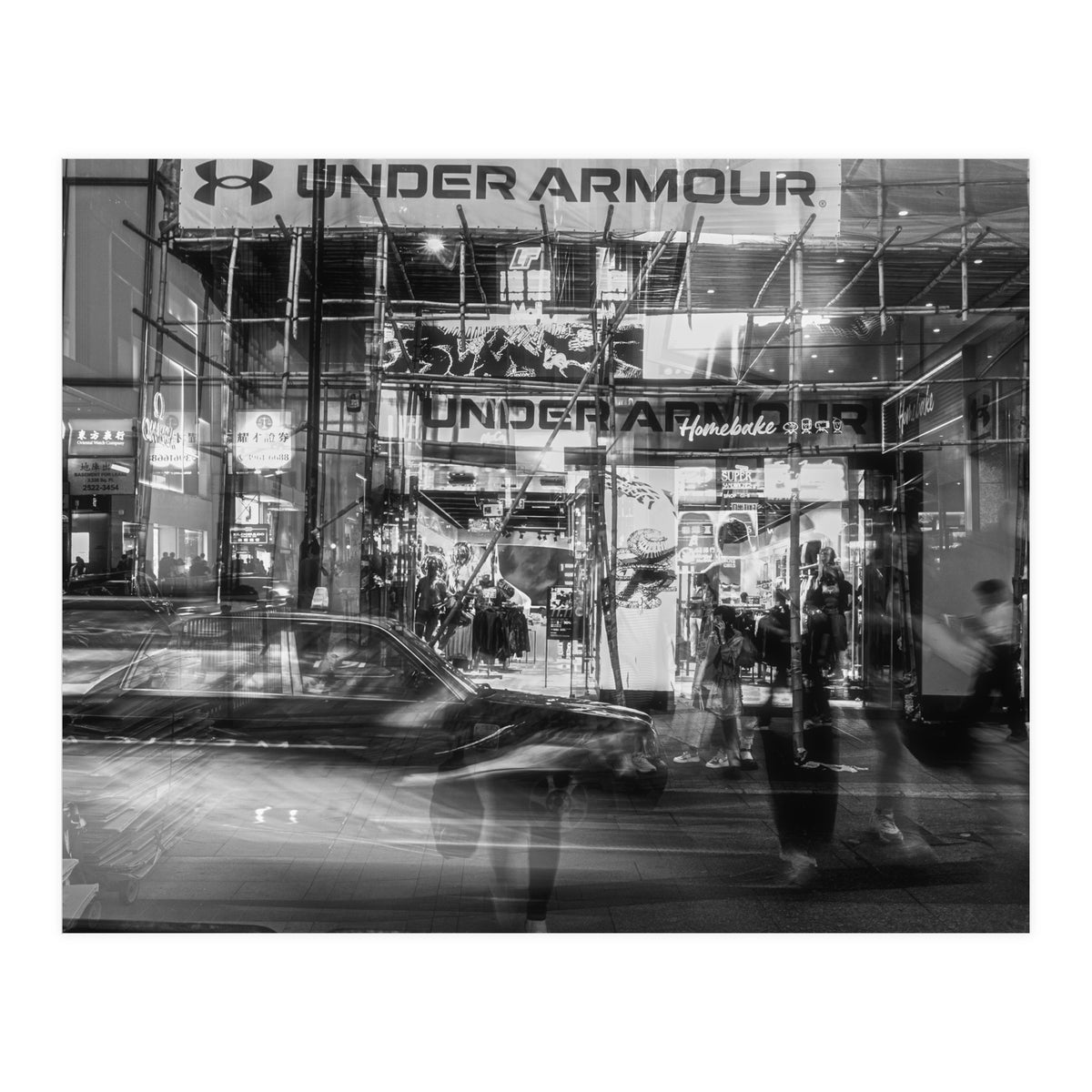 Street Photography - Night in Hong Kong Causeway Bay (Print Only)