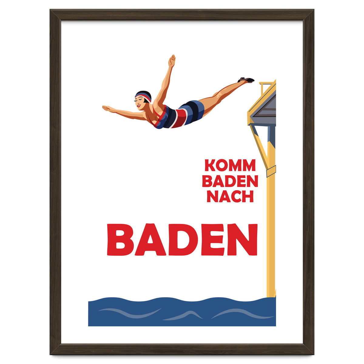 Baden Baden Swim Girl