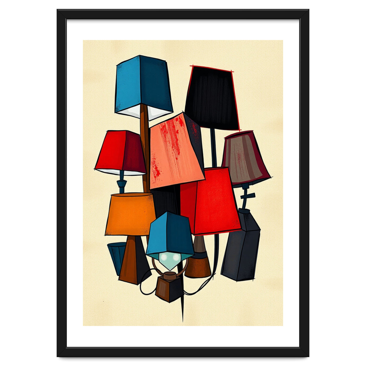 The Lamp Abstract Elegant