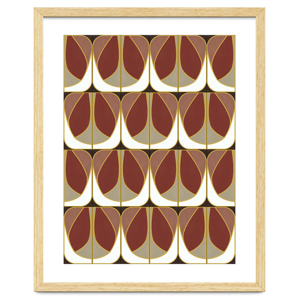 Umber Deco Tiles
