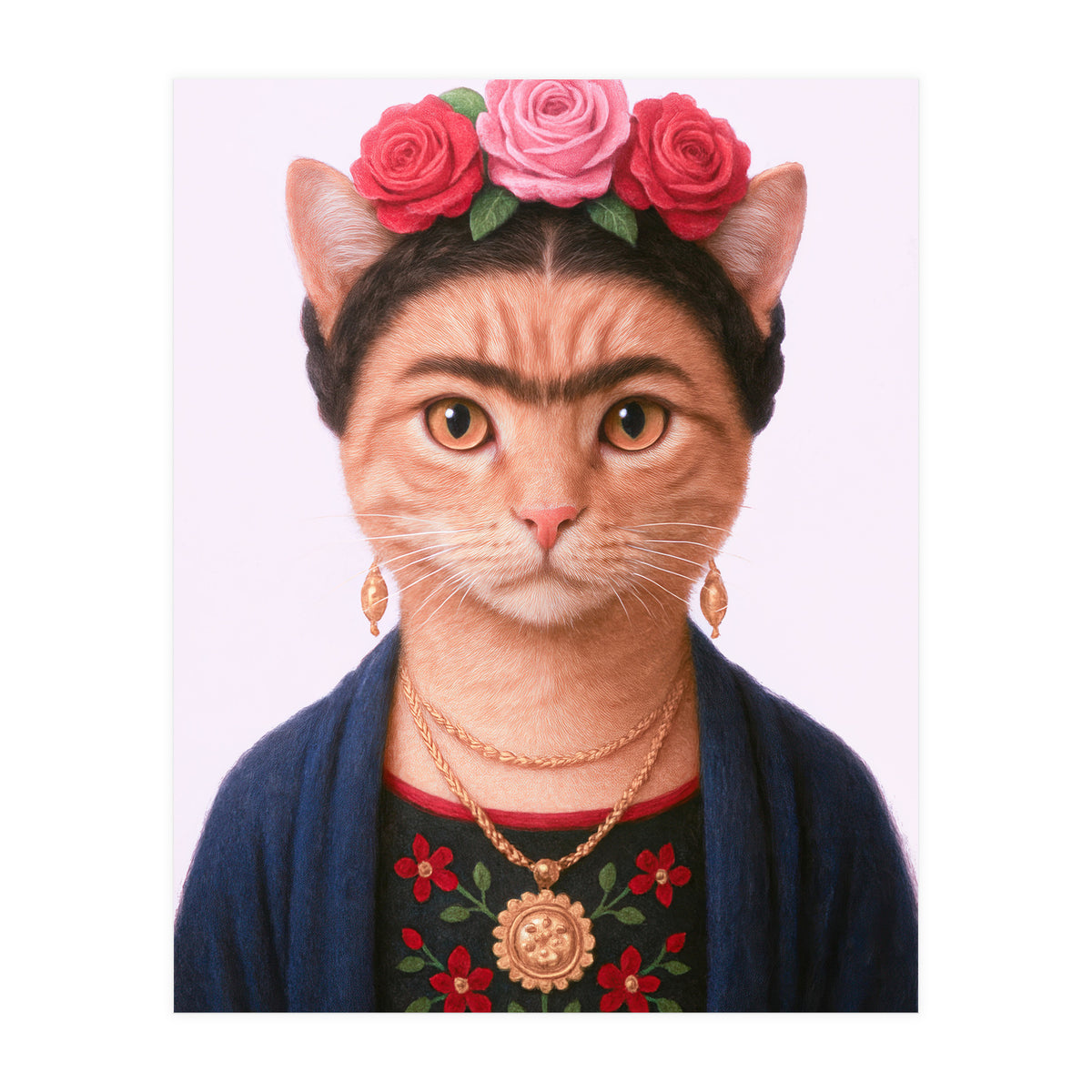 Frida KahloMeow (Print Only)