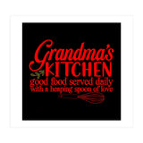 Grandmas Kitchen Good Food Served Daily With A Heaping Spoon Of Love (Print Only) thumbnail