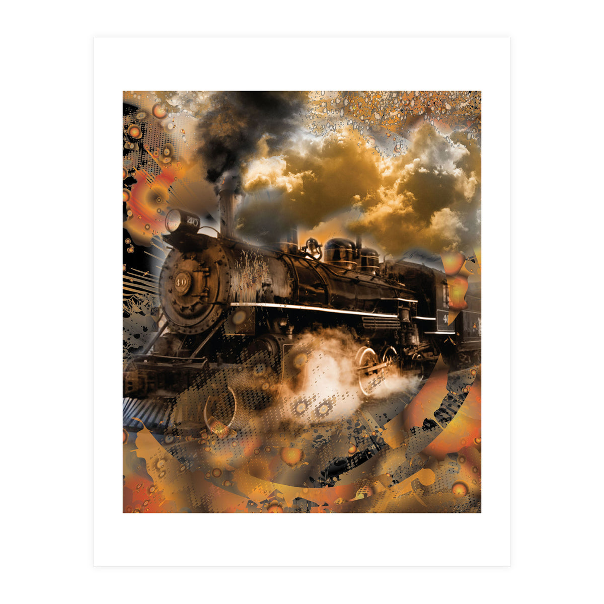 Steam Locomotive (Print Only)