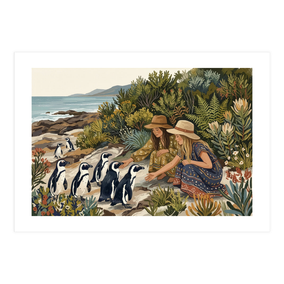 Penguin Coast Encounter (Print Only)