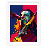 Geddy Lee RUSH Singer Pop Art WPAP thumbnail