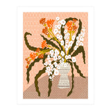 Floral Contemporary Still Life Peach Fuzz (Print Only) thumbnail