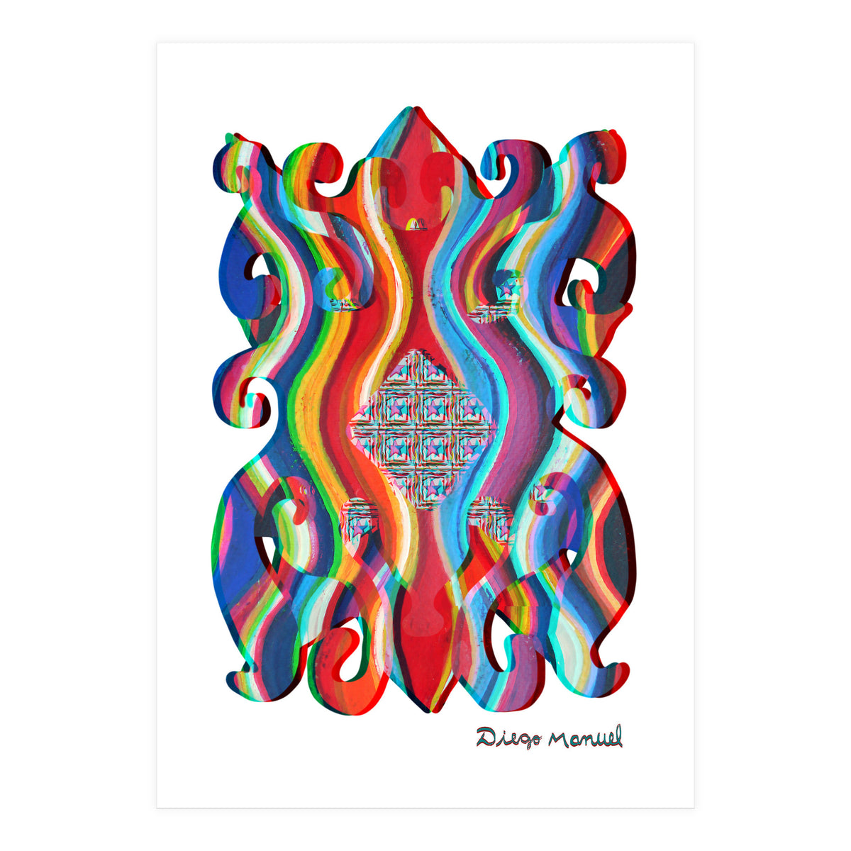 Pop Abstract Asimetrico 40 Copia (Print Only)