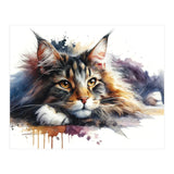 Maine Coon Resting Portrait (Print Only) thumbnail